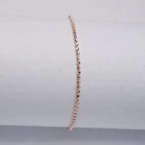 Sparkling Dots - Rose Gold Vermeil Anklet - ANK19 RG