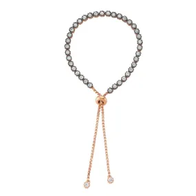 Sultan Silver Adjustable Stone Chain Bracelet