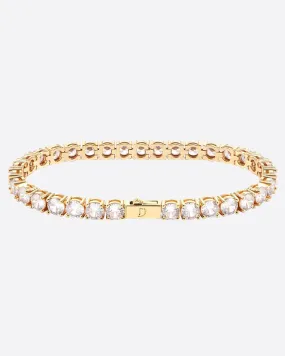 TENNISBOY BRACELET. - 5MM 18K GOLD