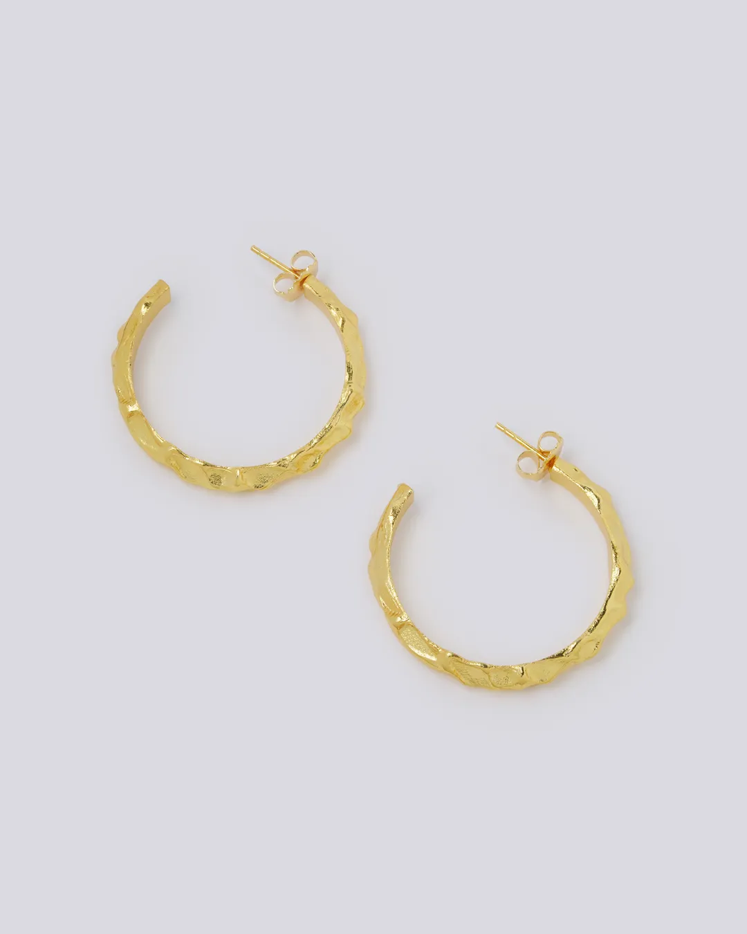 Thor Gold Hoop Earrings