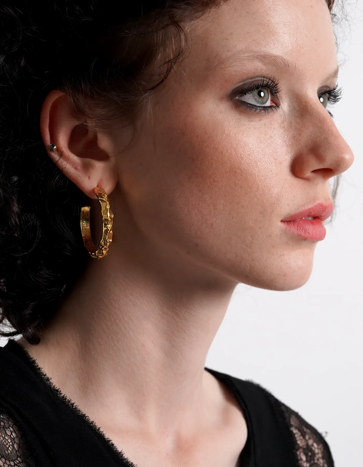Thor Gold Hoop Earrings
