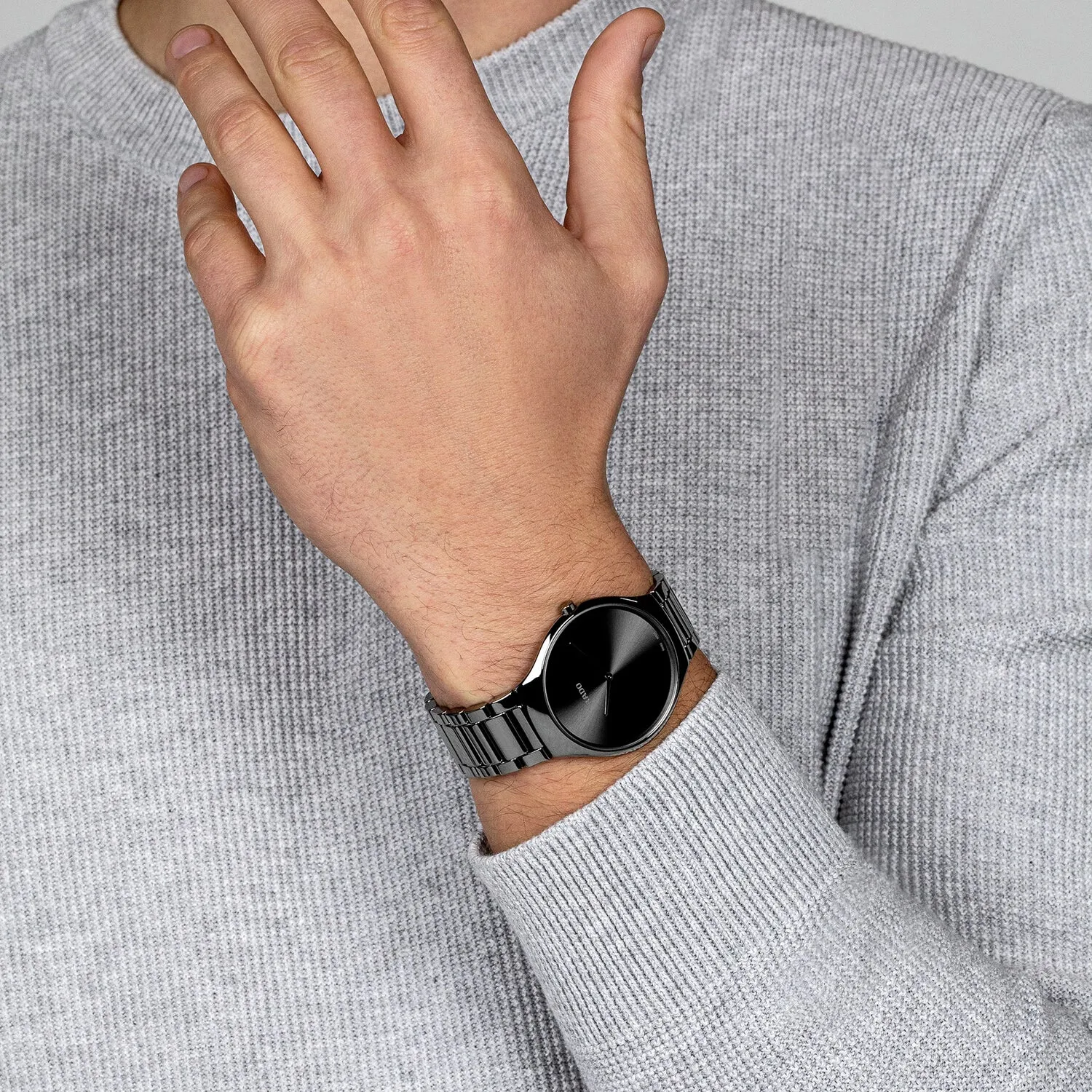 True Thinline Unisex Analog Ceramic Watch R27955122