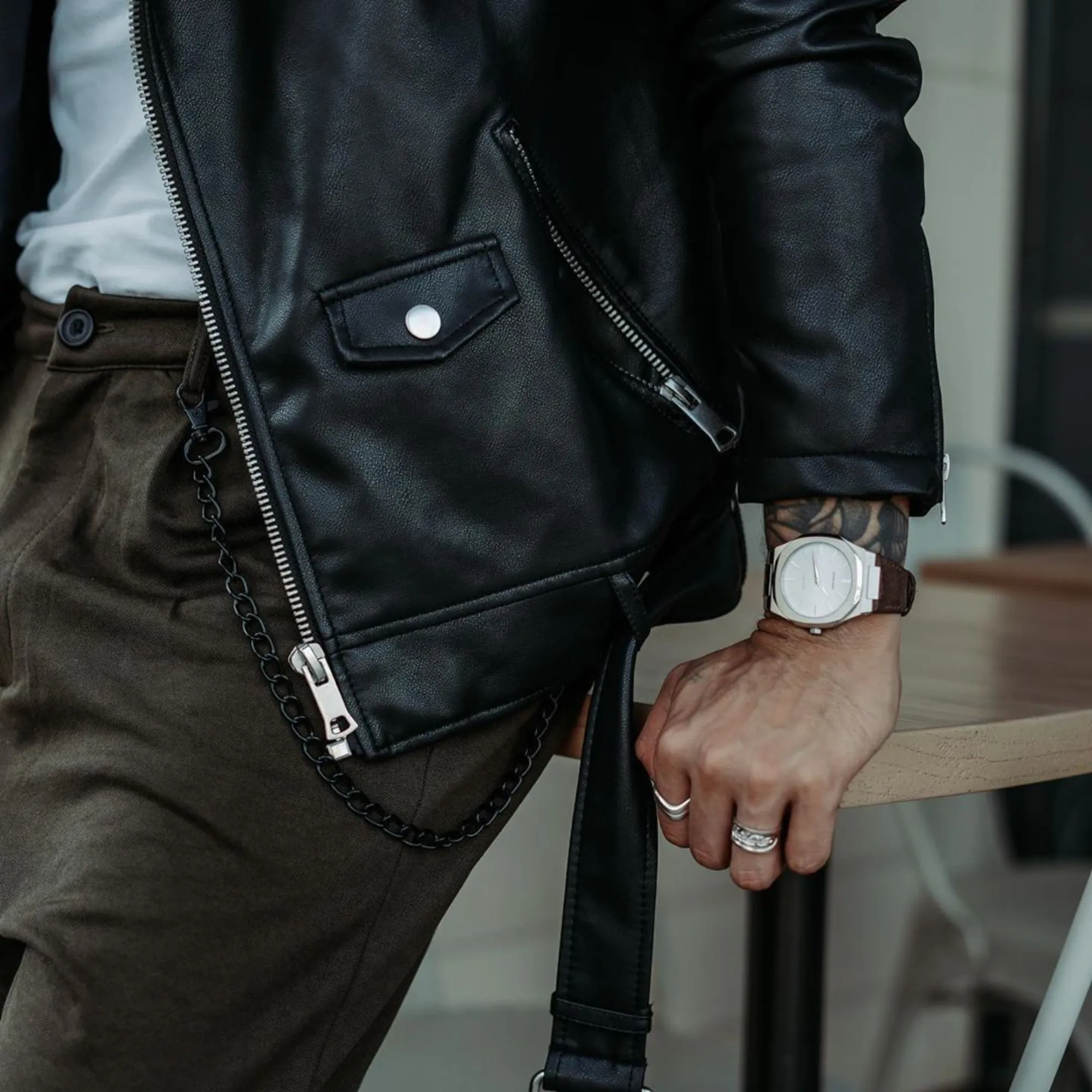 Ultra Thin Leather 40mm - Espresso