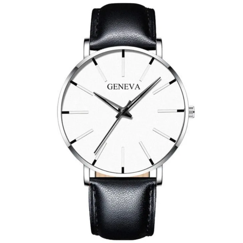 Ultra Thin Men Watches Mesh Belt Quartz Watch