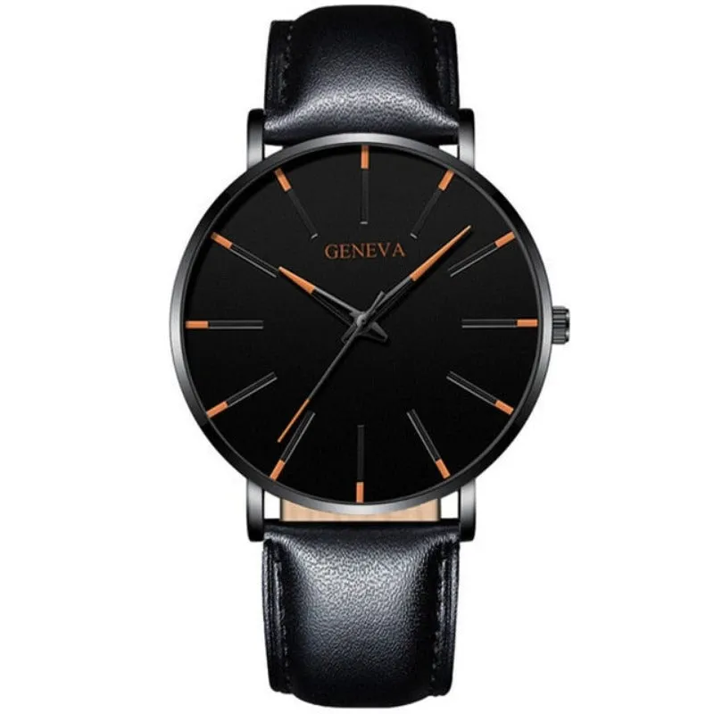 Ultra Thin Men Watches Mesh Belt Quartz Watch