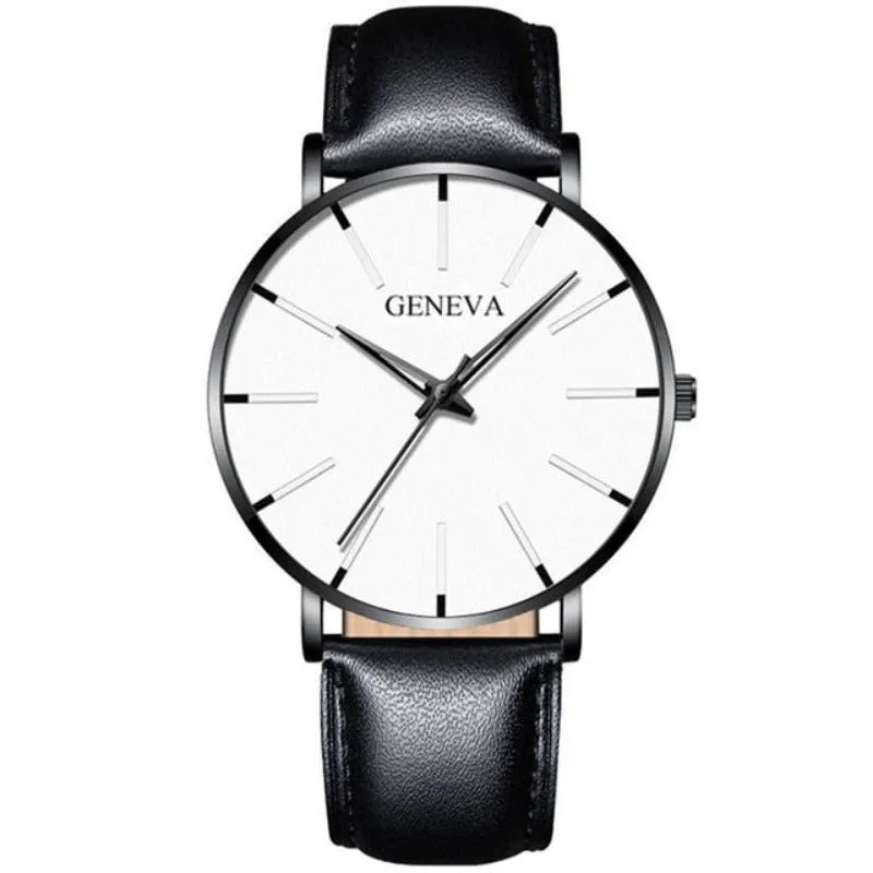 Ultra Thin Men Watches Mesh Belt Quartz Watch