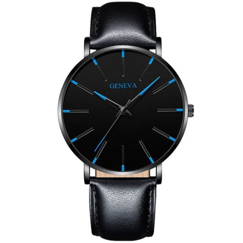 Ultra Thin Men Watches Mesh Belt Quartz Watch