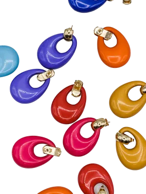 Vintage Earrings - Big, Bright, and Colorful!