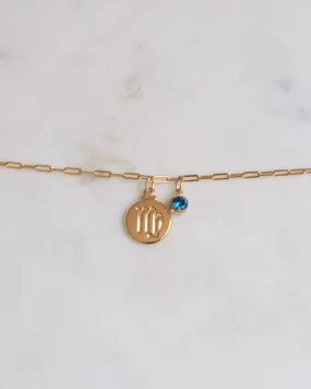 Virgo Zodiac Anklet